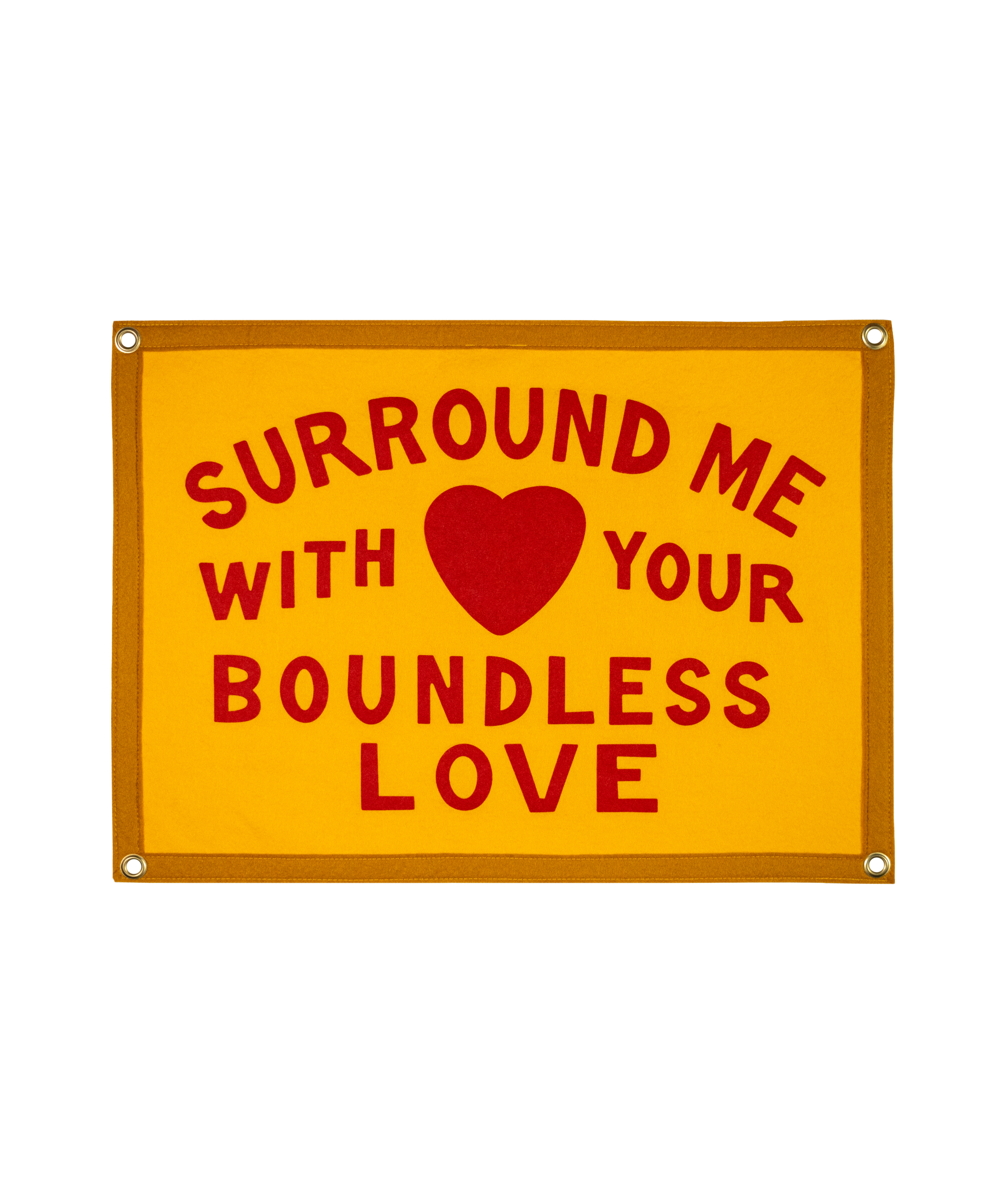 Surround Me With Your Boundless Love Camp Flag • John Prine x Oxford Pennant