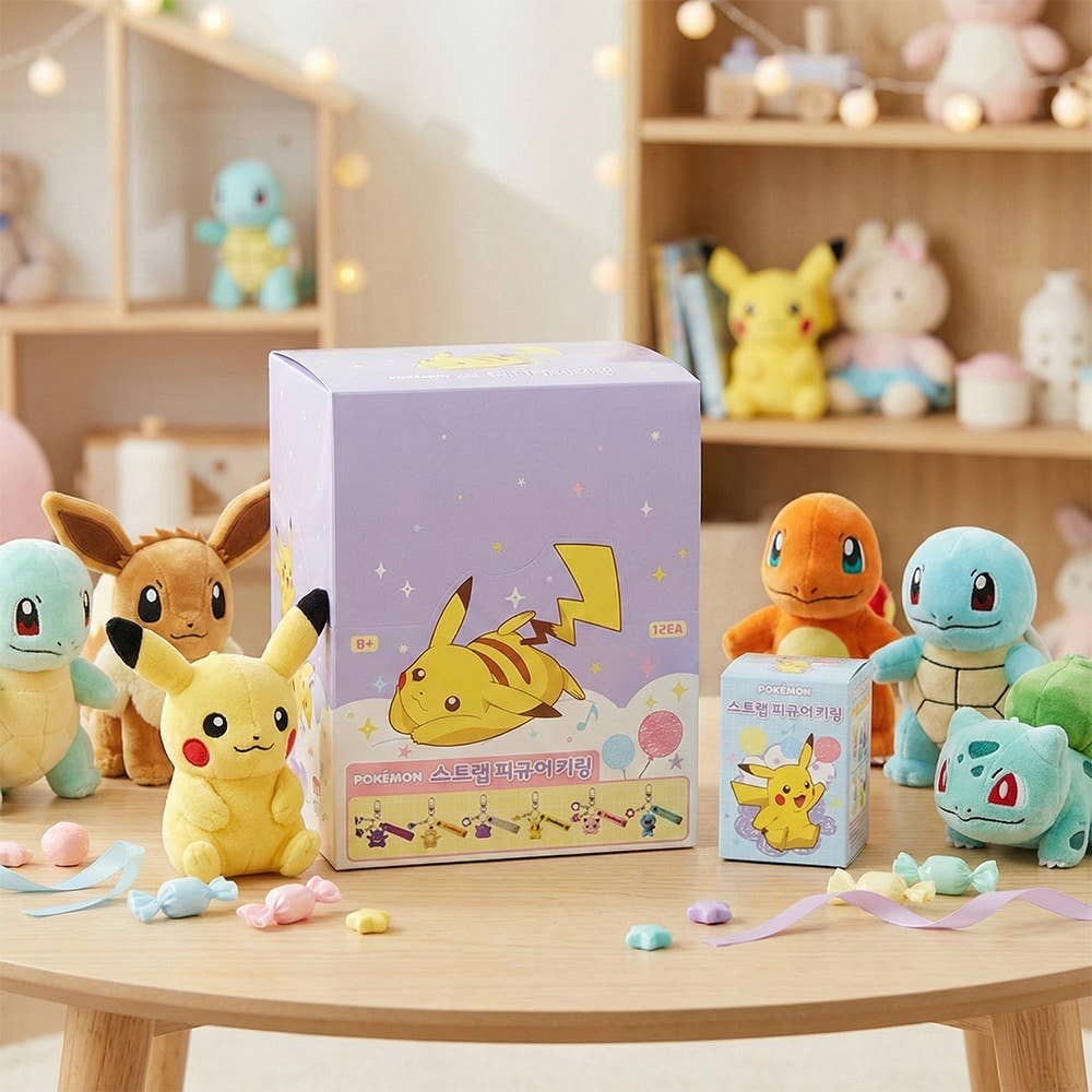 Pokemon Strap Figure Random Keyring (Blind Box)