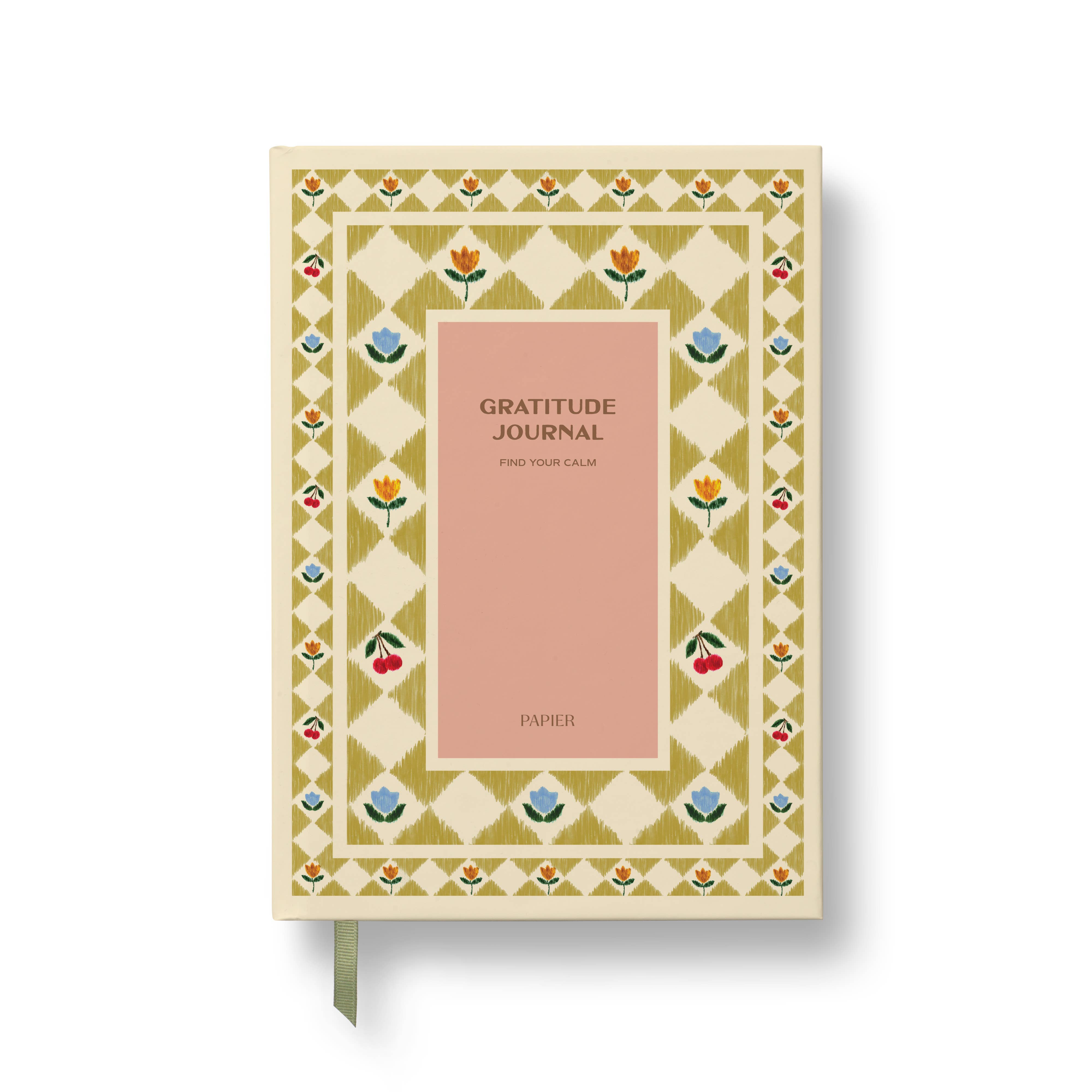 Guided Gratitude Journal, A5 Hardcover - Folk Garden